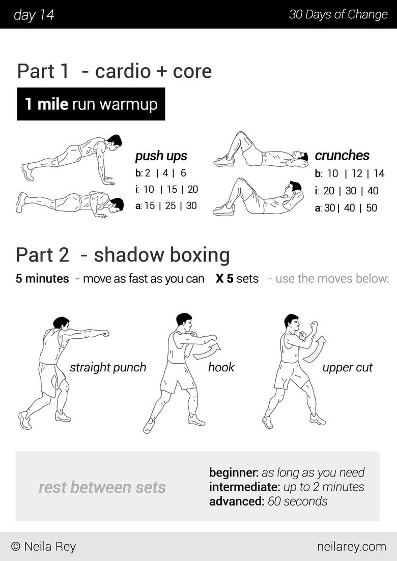 30-day Calisthenics/Cardio Exercise. predicting more favourites than thumbs. visual workout guides I routines for your fitness level Malte Training: Plank Stopw