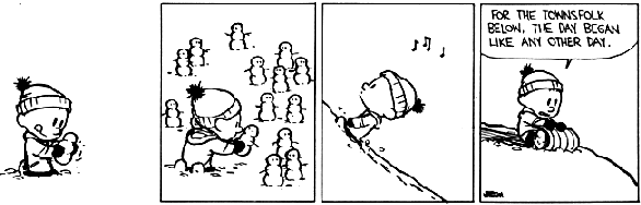 Calvin&Hobbes Snowmen Comp. Stay tuned for more C&amp;H comps!.. >not getting the best ones