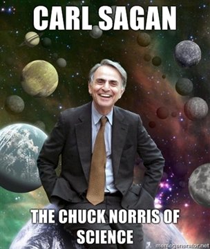 Carl Sagan Carl Sagan. 1. Stephen Hawkings wears Carl Sagan pajamas. 2. The reason a black hole collapses infinitely on itself is because its trying to get away from Carl