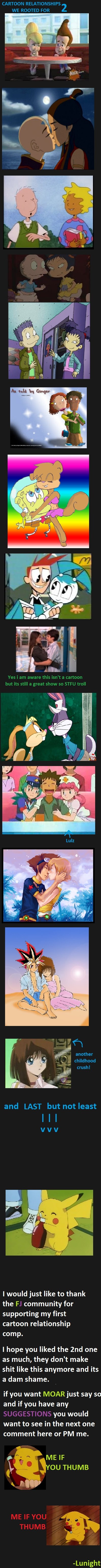 Cartoon Relationships 2 Cartoon Relationships 2. Click for Part 3: /funny_pictures/2497276/Cartoon+Relationships+3/ _________________________ So, i ask that you read the whole desc. no