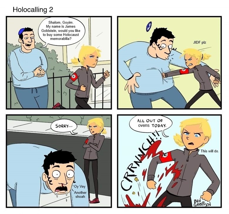 Cat calling is rape. Original: www.leadpaintcomics.com/comics/2012-12-19-catcalling2.jpg. Shalom, Goyim. My name is James Goldstein, would you like to buy some 