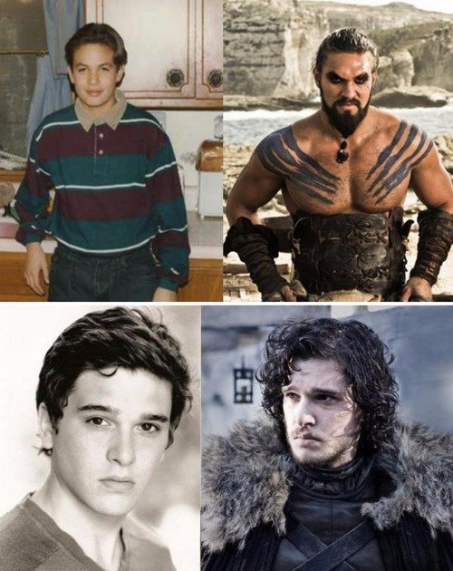 Childhood photos of GoT actors. . Childhood Photos of the cast of 'Game of Thrones'. Young Hodor reminds me of Nick Swardson.