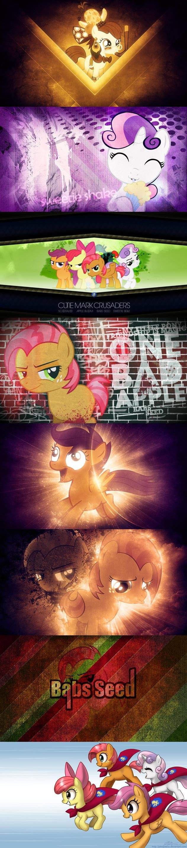 CMC Wallpapers Comp. CMC Wallpapers Comp.. Just thoguht i would share some of my Fav. CMC Wallpapers with you all! hope you like! <-- Is where i found all of the wallpapers.. May I have the last one please?