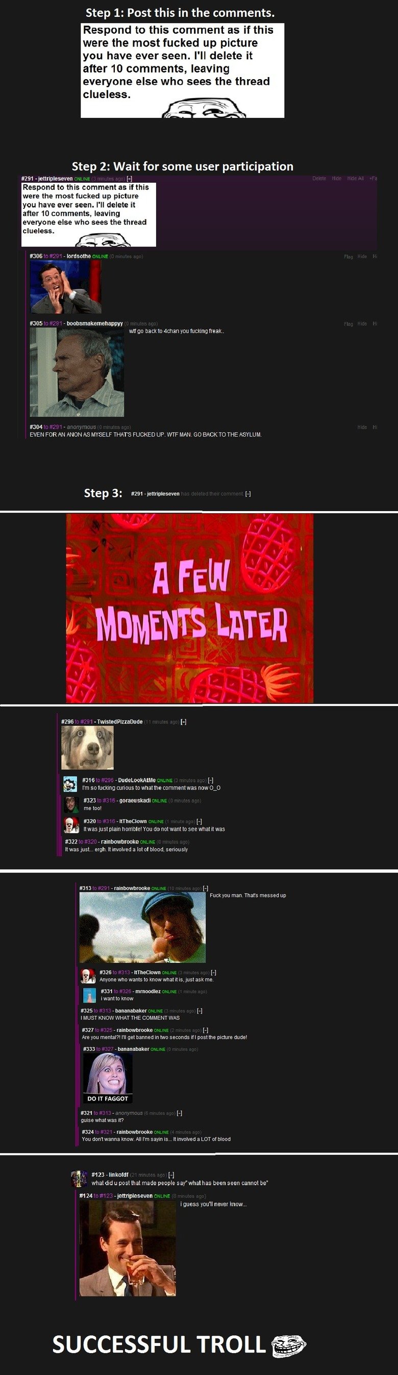 Curiosity Troll Curiosity Troll. here's the thread: /funny_pictures/3306603/Videos+Being+Watched/291#291 Deds to rainbowbrooke, ItTheClown, fignewtonz, matttboyagain, leuser, m