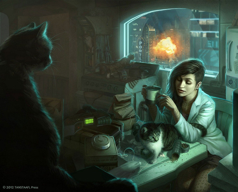 Cyberpunk/Future Wallpapers Week 1. Week 1 in my series of art/wallpapers or whatever. Give me thumbs to motivate me to do this more. Some images may be scaled 