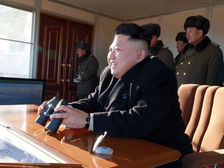 Glorious Admin Comp. Admin making fun of OP with all of his buff handsome friends. Admin delivers a New Year address in Pyongyang on Jan. 1 in this photo releas