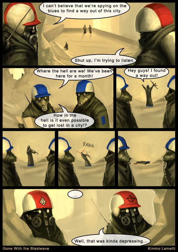 Gone with the Blastwave 14 Gone with the Blastwave 14. These used to be uploaded to funnyjunk frequently a few years ago. They're really quirky and pretty much all the time funny. It's po
