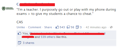 Good Guy Teacher Good Guy Teacher. So we had this facebook page exclusively from our school to 'confess' anonymously in public, be it staff members, alumni, teacher or student.