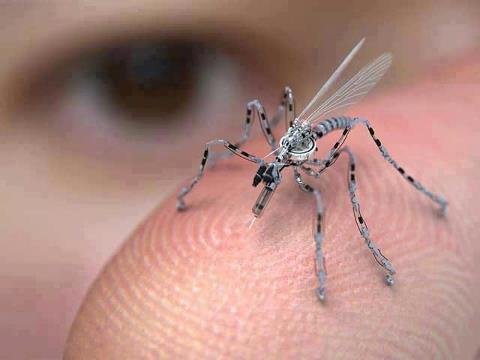 goodbye privacy.. goodbye privacy... Is this a mosquito? No. It's an insect spy drone for urban areas, already in production, funded by the US Government. It can be remotely cont