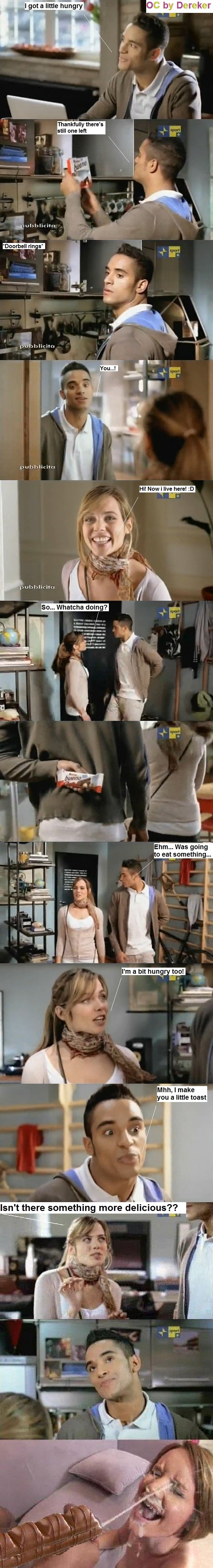 Kinder Bueno. Here's the video of the real spot: tinyurl.com/7kodran.