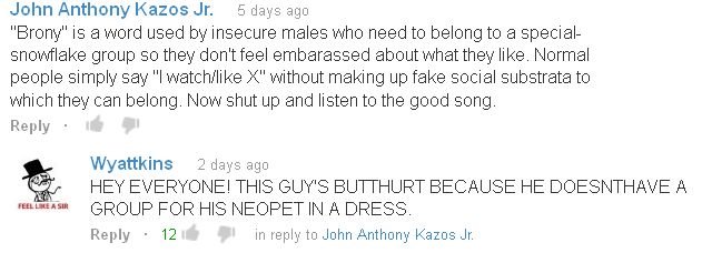 oh, youtube oh, youtube. found on a random electroswing video: www.youtube.com/watch?v=_sBZdSHAIZI Also, amazing song inb4 no one cares, faggot. John Anthony Hams Jr. 5 day