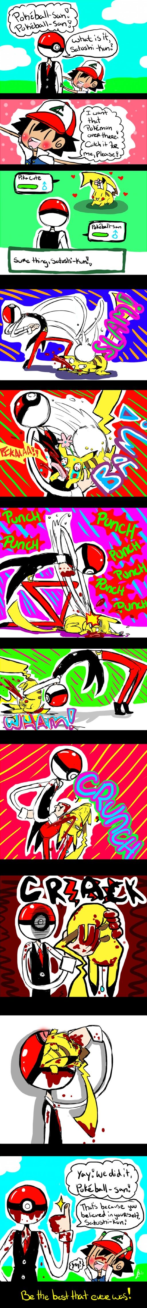 Oh Pokeball San! Oh Pokeball San!. Permission was asked and granted, the original creator is DelineationCreation on deviantart! Check out her other stuff! She has lots of fun ar