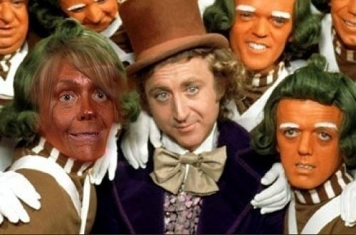 OOMPA LOOMPA DOOMPADEE DOO OOMPA LOOMPA DOOMPADEE DOO. I'VE GOT A PERFECT PUZZLE FOR YOU OOMPA LOOMPA, DOOMPADAH DEE IF YOU ARE WISE YOU'LL LISTEN ME WHAT DO YOU GET WHEN YOU GUZZLE DOWN