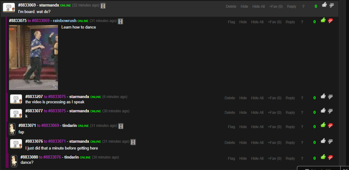 OP deliver's (in the description). the video: www.youtube.com/watch?v=VHLjHbFsUZs. If. I' m board. wat do? 8833075 - ' Learn how to dance the video is processin