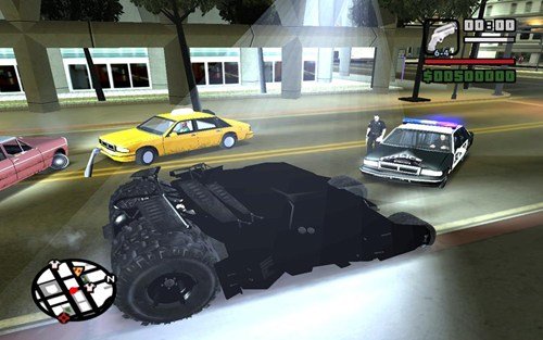 San Andreas Batman Mod of the Day San Andreas Batman Mod of the Day. Redditor S282 has compiled a series of Batman mods for Grand Theft Auto: San Andreas into the ultimate free-roaming Dark Knig