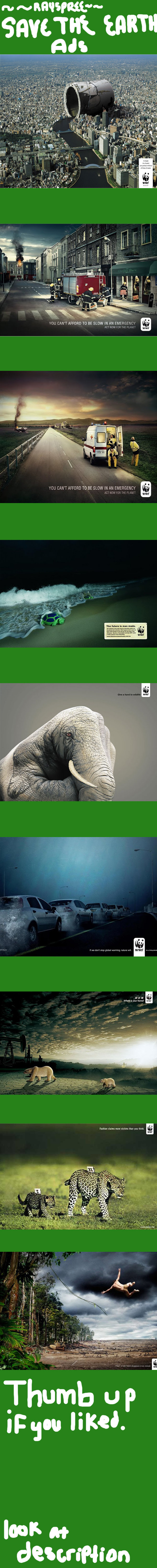 Save The Earth Ads Save The Earth Ads. Hey, So I usually type out the words, not write them in white. However, on my Photoshop CS4 Extended, The text tool was deciding not to coop