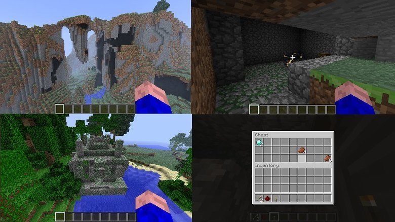 Seed in the Description Seed in the Description. So i was starting up a new MC world, and found all these. Seed is 9207257039848520306 you will spawn in a winter biome near a huge moun