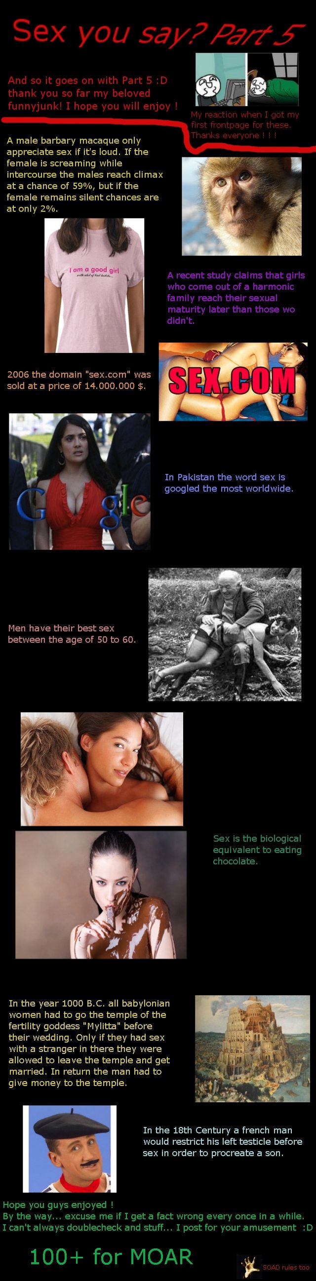 Sex you say? (Part 5) Sex you say? (Part 5). Part 9: /funny_pictures/2572338/Sex+you+say+Part+9/ Part 8: /funny_pictures/2570219/Sex+you+say+Part+8/ Part 7 --> /funny_pictures/256
