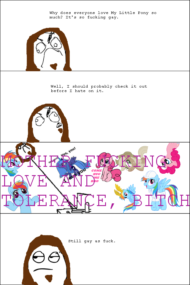 Short Ass Comic No. 1 (Read Descriptio) Short Ass Comic No. 1 (Read Descriptio). For those of you who didn't get this and think it's just a generic "I hate ponies" post: This is a parody on