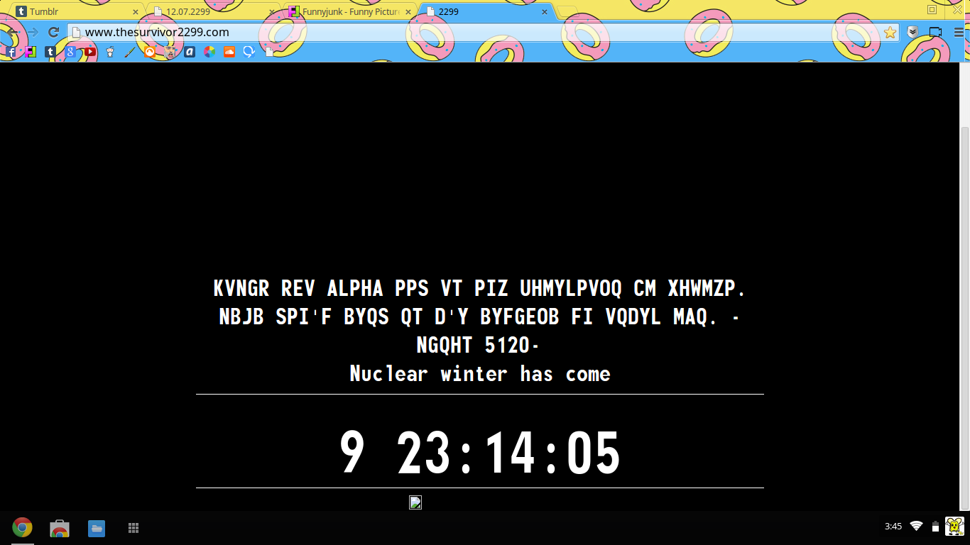 SOMEONE DECODE THIS: FALLOUT 4 REVEAL SOMEONE DECODE THIS: FALLOUT 4 REVEAL. I'm going to get red thumbed to hell for this. But the timer ran out on (supposed fallout 4 teaser website) Please, someb