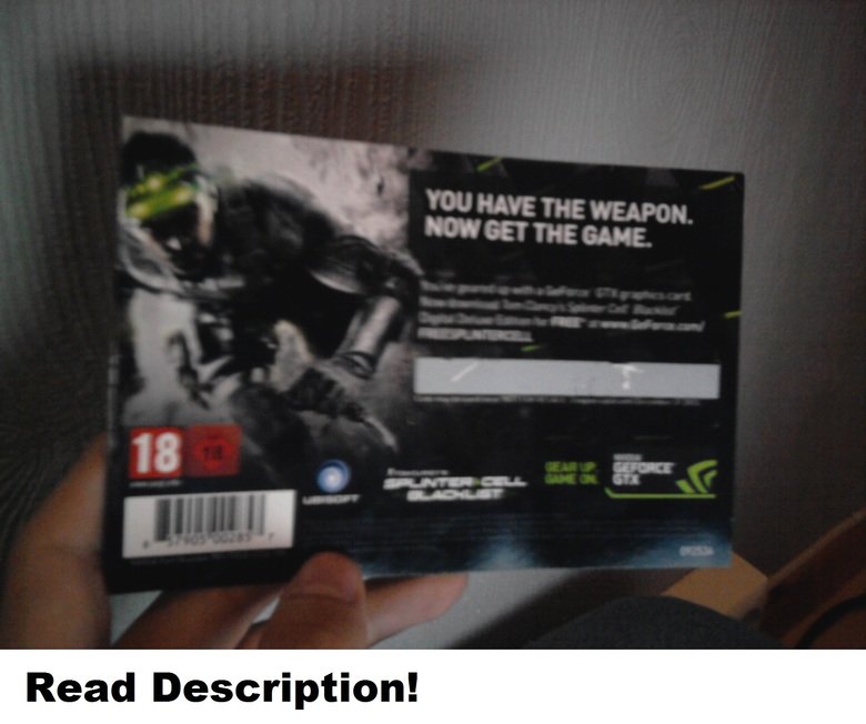 Splinter Cell: Blacklist Splinter Cell: Blacklist. So this summer I started working in a retirement home. Kinda randomly my Great Grandmother lived there, 82 years or something. Not tha