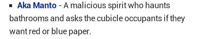 Supernatural Japanese Comp. Don't pick up dumpster babies. Japan loves their tofu. I'm sensing a trend... Eww... whats with all the haunted bathrooms? Lol So...