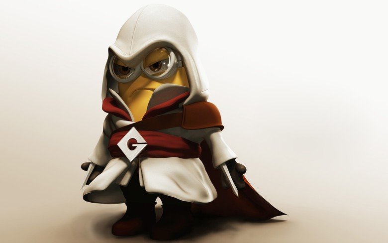 (wallpaper) despicable ezio (wallpaper) despicable ezio. Click for fullsize or: Follow this link and click the image there for other resolutions ;) wallbase.cc/wallpaper/2946948 Enjoy!^^.