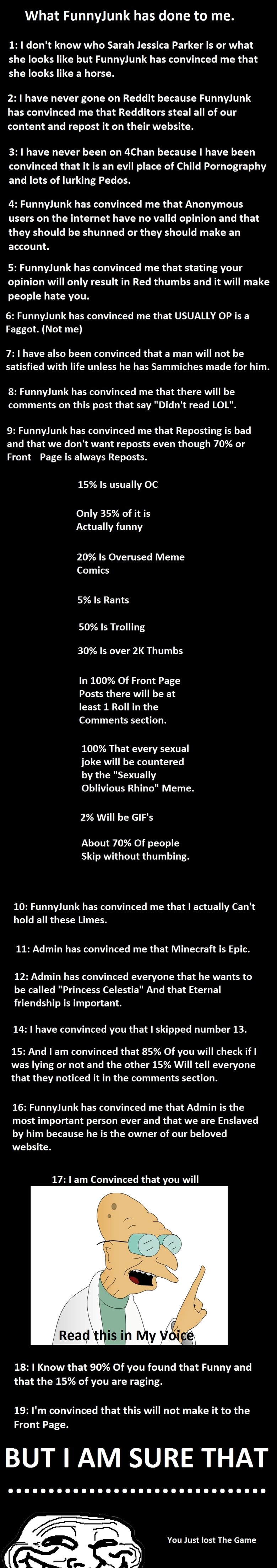 What FJ has Done to me. What FJ has Done to me.. This is a Description. TOP SPOT! THANK YOU EVERYONE! Part 2 Is Up Everyone!::: /funny_pictures/2319037/What+FJ+Has+done+to+me+Pt+2/ Cre