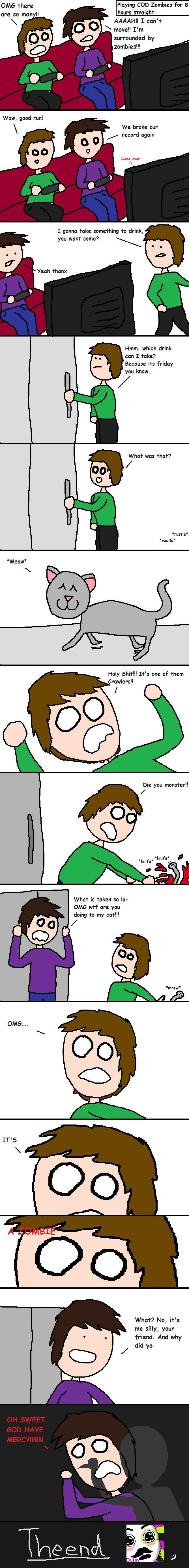 When you played too much When you played too much. Hai u guyz!! It's been a while when I made another comic. I think like a month ago... The reason of this is because I had alot of work