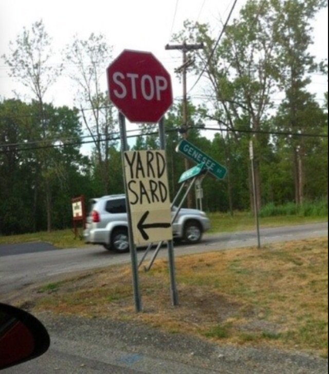 Why Does This Happen?!?!??!?. .. "yarb sale" "yard yard"