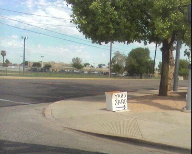 Why Does This Happen?!?!??!?. .. "yarb sale" "yard yard"