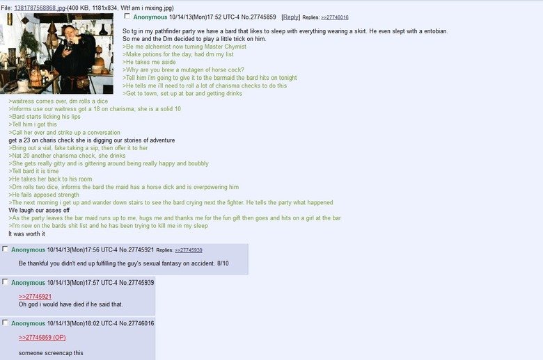 Will this content ever end?. Nope. It continues in the comments Not sure why this one is a gif. Will upload a fix in the comments. 3'” I Anonymous IO/ league)?)