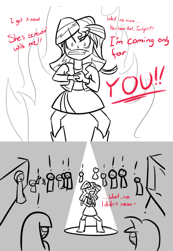 Writing. .. made me chuckle oh gee it's a pony now your whole day is ruined