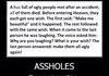 Assholes