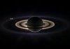 A total solar eclipse of Saturn