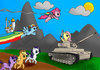 Army of ponies (colored)