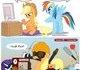 Applejack and rainbowdash