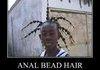 anal bead hair