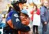 At Portland's Ferguson protest, boy hugs