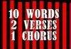 A song using only 10 words