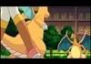 Ash's Charizard vs Iris's Dragonite