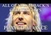 All Of Nickelback's Greatest Hits Played